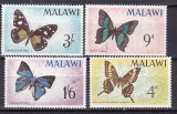 Malawi 1966 fauna fluturi MI 37-40 MNH