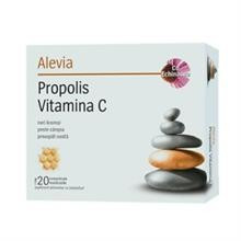 Propolis Vitamina C cu Echinaceea Alevia 20cpr Cod: flor00351 foto