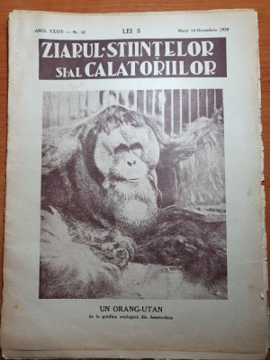 ziarul stiintelor si al calatoriilor 14 octombrie 1930-radio televiziunea foto