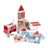 Set de&nbsp;joaca magnetic&nbsp;Statia&nbsp;de&nbsp;Pompieri- Melissa &amp; Doug