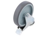 Roată de transport RADER 125mm, 120kg, cu blocare