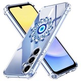 Husa antisoc pentru samsung galaxy a15 - airbag magsafe, 4 col&Egrave;uri ranforsate - evil eye