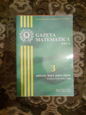 g2 Gazeta matematica seria B - 3 foto