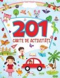 201 carte de activitati 4 ani+, Autor Anonim