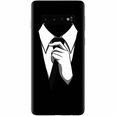 Husa silicon personalizata pentru Samsung Galaxy S10 Plus, Suit foto