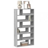 VidaXL Bibliotecă, gri sonoma, 100x33x187,5 cm, lemn prelucrat 3309353