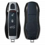 Cumpara ieftin Husa Cheie Auto pentru Porsche, 3 Butoane, Plastic, Negru, 52265.01