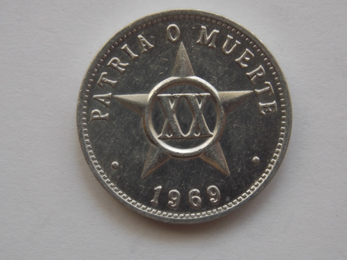 XX CENTAVOS 1969 CUBA