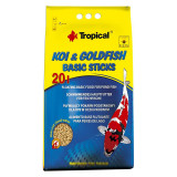 TROPICAL Koi goldfish basic sticks 20L