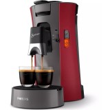 Espressor Philips Senseo Select CSA230/91, Crema Plus, Intensity Plus, 1450 W, capacitate rezervor apa 0.9 l, presiune pompa 1 bar, rosu