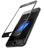 Folie de sticla 3D MyStyle Black pentru Apple iPhone 7 Plus,protectie completa ,margini curbate.
