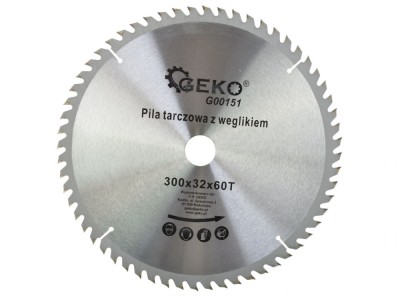 Disc pentru lemn 300x32x60T, Geko G00151 foto