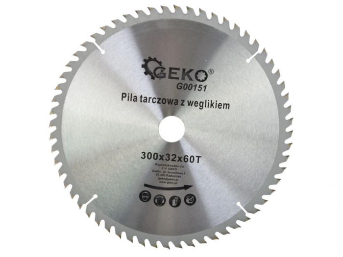 Disc pentru lemn 300x32x60T, Geko G00151