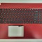 Carcasa superioara cu tastatura palmrest Laptop, Acer, Aspire 5 A515-52, A515-52G, A515-52KG, 6B.H58N2.001, AM2CE000A00, rosie, layout US