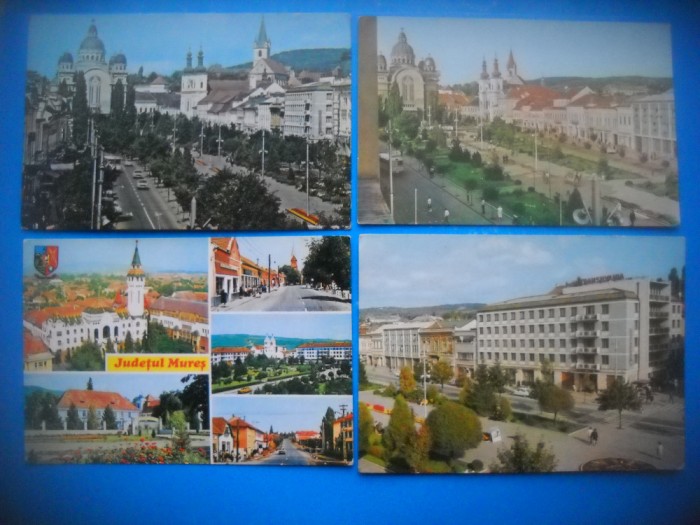 HOPCT LOT 3712 -4 CARTI POSTALE-TARGU MURES -NECIRCULATE