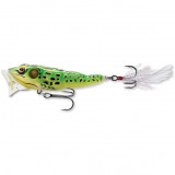 Vobler Livetarget Frog Popper, culoare Floro Green-Yellow, 6.5cm, 7g