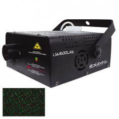 MASINA FUM 500W 2 IN 1 CU LASER RG 100MW foto