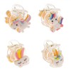 Clame Păr, Unicorn, Set 4 Bucăți, Multicolor, Dimensiuni 2x2.5cm, Oem