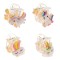 Clame Păr, Unicorn, Set 4 Bucăți, Multicolor, Dimensiuni 2x2.5cm