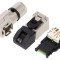 Conector RJ45 Cat 6a ecranat, aurit
