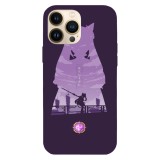 Husa compatibila cu Apple iPhone 15 Pro Max model Genshin Impact Keqing, Silicon, TPU, Viceversa, Transparent, Carcasa