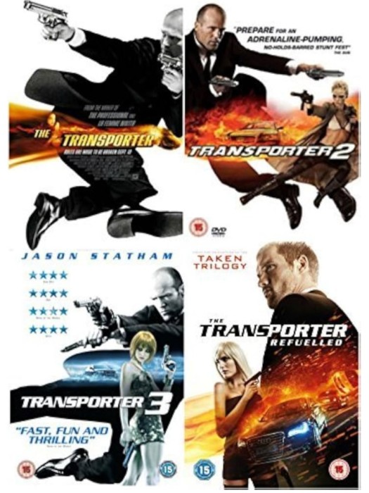 Filme Transporter 1-4 DVD complete collection originale