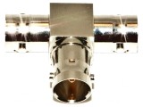 Conector BNC Mufă 75&Omega; Mamă x3