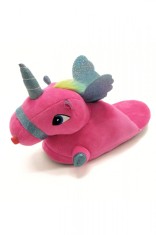 PC8-55 Papuci pufosi de casa in forma de unicorn