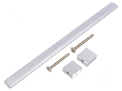 Suport aluminiu naturală 30,5mm H, 244mm L, 15,5mm W cu manetă foto