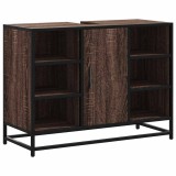 Cumpara ieftin Dulap chiuveta de baie, stejar maro, 80x33x60 cm, lemn compozit