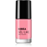 NOBEA Day-to-Day Gel-like Nail Polish lac de unghii cu efect de gel culoare Pink ros&eacute; #N02 6 ml