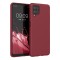 Husa pentru Samsung Galaxy A12, Silicon, Rosu, 54048.209