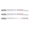 BOSCH Set de 3 panze de ferastrau vertical EXPERT &lsquo;Hardwood, prindere tip T, 117 mm, lemn