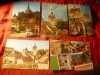 5 Ilustrate Sighisoara 4x1976 + 1 1997, Circulata, Printata