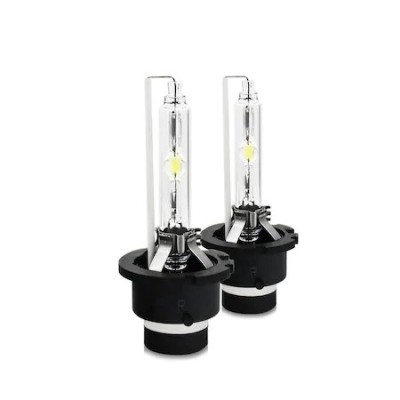 Set 2 Becuri auto Xenon pentru far EVT D4S White Knight, 35W, 6000K foto