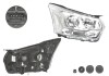 Far Ford Transit, 01.2014-05.2016, fata, Dreapta, cu daytime running light; H15+H7+PY21W+W5W; electric; silver, BestAutoVest