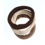 Set 3 elastice par nuante maro