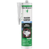 Silicon Sanitar Den Braven 280ml Transparent &ndash; Etanșare Profesională pentru Baie și Bucătărie