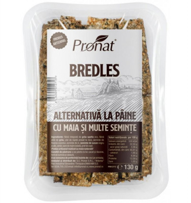 Bredles Alternativa la Paine cu Maia si Multe Seminte 130 grame Pronat foto