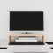 vidaXL Suport pentru monitor, 50x27x10 cm, lemn masiv de pin