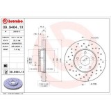 Set discuri frana Ford C-Max (Dm2), Focus C-Max (Dm2), Focus 2 (Da, Focus 2 Box / Estate, Focus 2 Convertible, Focus 2 Estate (Da, Focus 2 Saloon (Db, BREMBO