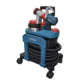 Cumpara ieftin Pistol vopsit profesional Erbauer 800W, 66l/h, rezervor 1L, duze 2/2.5mm, mobil cu roti