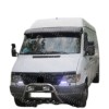 Parasolar Parbriz Negru Mercedes Sprinter 1996-2000 Plastic ABS Fumuriu cu Prinderi