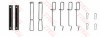 Set accesorii, placute frana RENAULT TWINGO I (C06) (1993 - 2012) TRW PFK365
