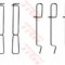 Set accesorii, placute frana RENAULT TWINGO I (C06) (1993 - 2012) TRW PFK365