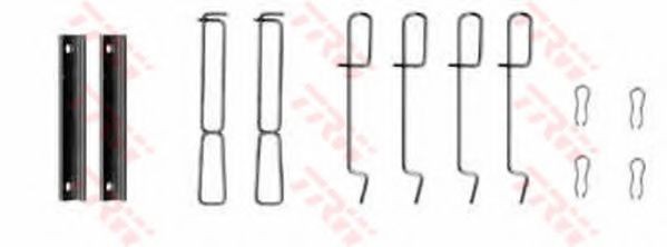 Set accesorii, placute frana RENAULT TWINGO I (C06) (1993 - 2012) TRW PFK365