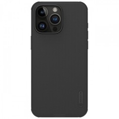 Husa pentru Apple iPhone 16, Nillkin, Super Frosted Shield Pro, Neagra foto