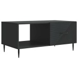 vidaXL Masă de cafea Negru 90 x 50 x 40 cm Lemn prelucrat 894956