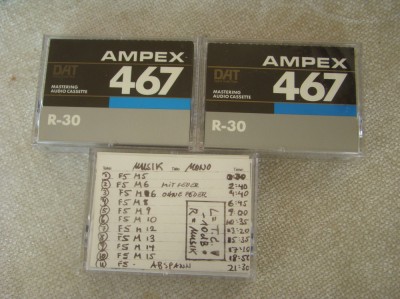 Lot 3 Casete AMPEX 30 DAT - Inregistrate o singura data - 26 foto