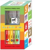 In vizita la ferma. Set educativ 6 carti + 6 cuburi